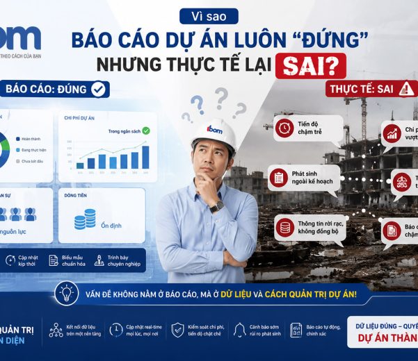Vì sao báo cáo dự án luôn “đúng” nhưng thực tế lại sai?