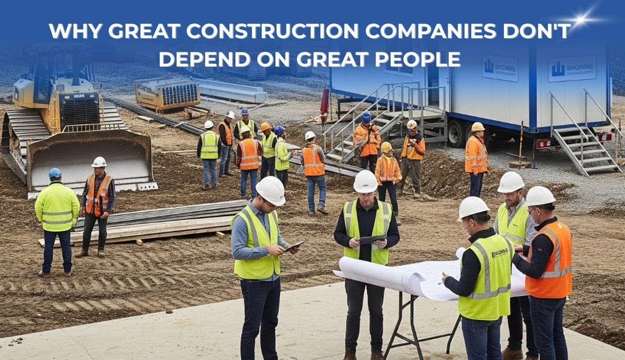 Why Great Construction Companies Don't Depend on Great People